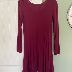 Extremely soft tunic dress with large pockets.